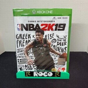NBA 2K19 XB1 Giannis Antetokounmpo Basketball (Microsoft Xbox One, 2018) SEALED